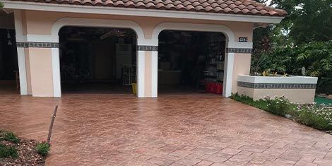 Stamped Concrete Driveways in Lafayette