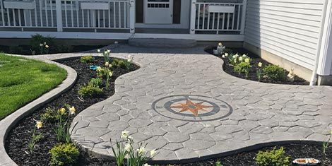 Custom Stamped Concrete in Lafayette